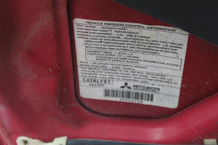 2002 MITSUBISHI ECLIPSE