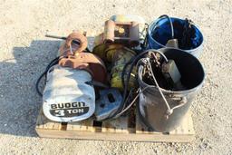 PALLET OF 3 TON CHAIN HOISTS