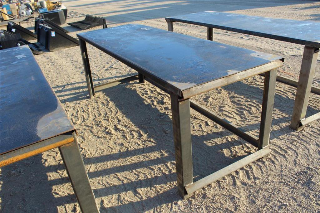 30 X 90 STACKING TABLE W/ 10GA TOP