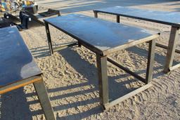 30 X 90 STACKING TABLE W/ 10GA TOP