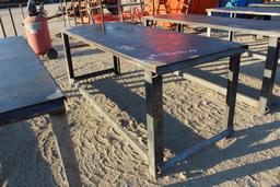 30 X 90 STACKING TABLE W/ 10GA TOP