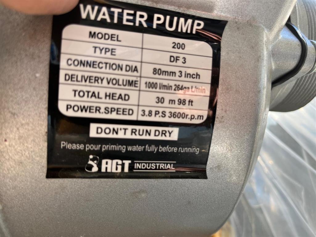 AGT INDUSTRIAL WP-80 3IN WATER PUMP