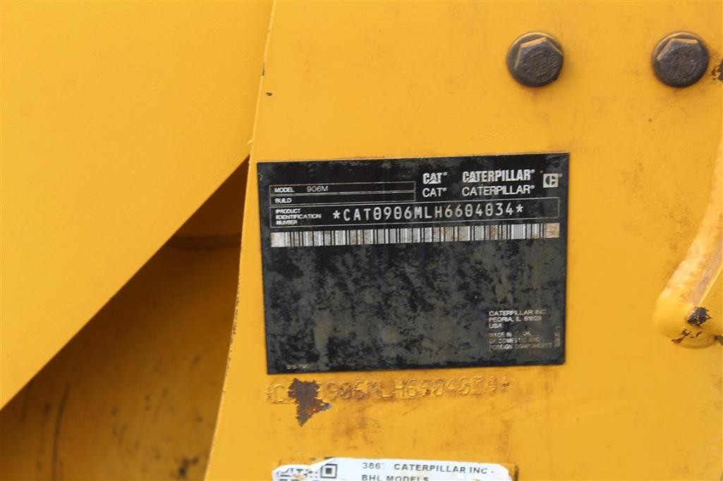2019 CATERPILLAR 906M WHEEL LOADER