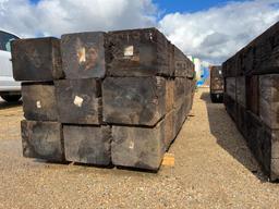 LOT OF 9 TREATED TIMBERS