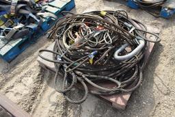PALLET OF WIRE ROPE SLINGS