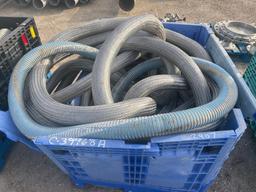 BASKET OF STAINLESS STEEL FLEX HOSE W/ FLANGES