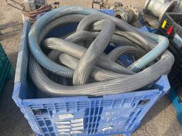 BASKET OF STAINLESS STEEL FLEX HOSE W/ FLANGES