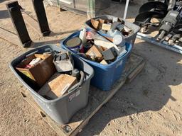 PALLET OF FORKLIFT PARTS
