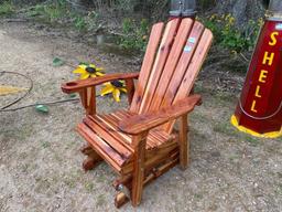 AMISH BUILT RED CEDAR SINGLE GLIDER