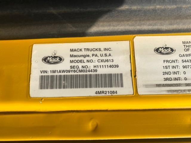 2012 MACK PINNACLE CXU613