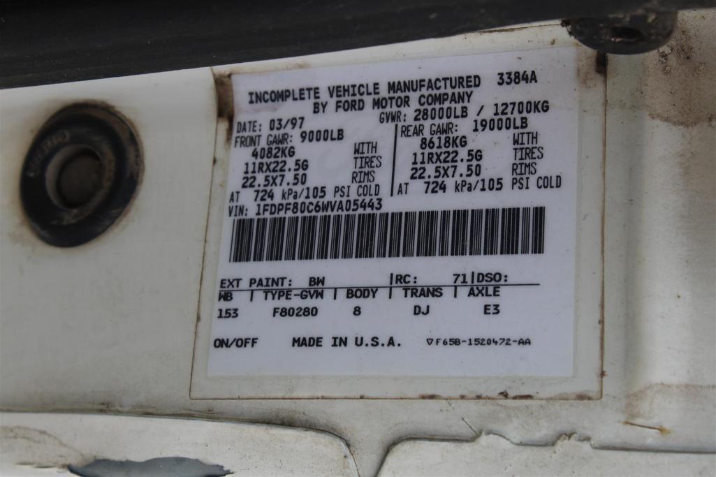 1998 FORD F-SERIES