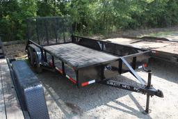 SUBLETT 14FT UTILITY TRAILER
