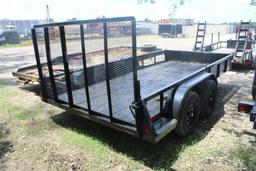 SUBLETT 14FT UTILITY TRAILER
