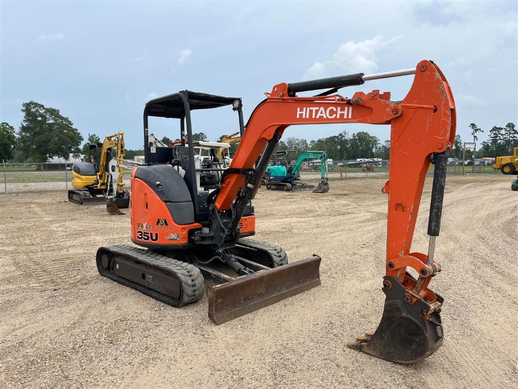 2014 HITACHI ZX35U-5N MINI EXCAVATOR