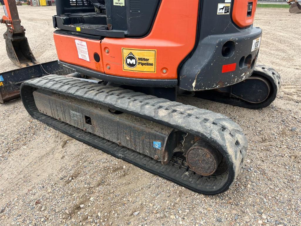 2014 HITACHI ZX35U-5N MINI EXCAVATOR
