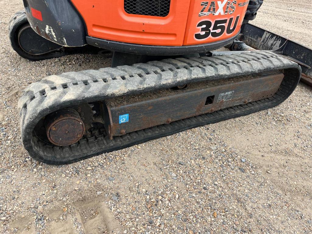 2014 HITACHI ZX35U-5N MINI EXCAVATOR