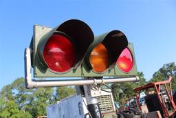 CAUTION AND TRAFFIC LIGHT