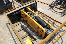 WOLVERINE SKID STEER CONCRETE BREAKER ATTACHMENT