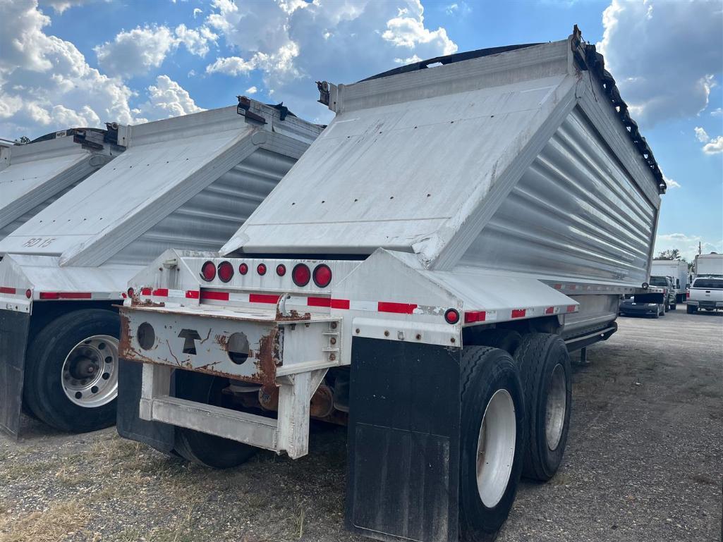 2013 TRAVIS 38FT BELLY DUMP TRAILER