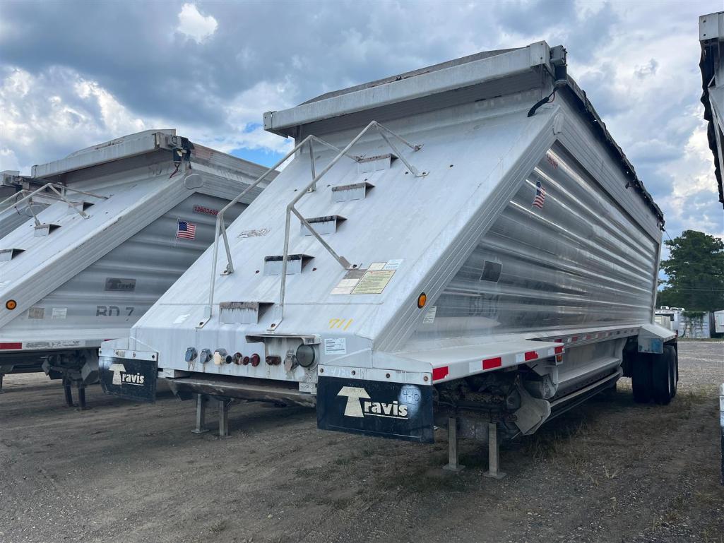 2013 TRAVIS 38FT BELLY DUMP TRAILER