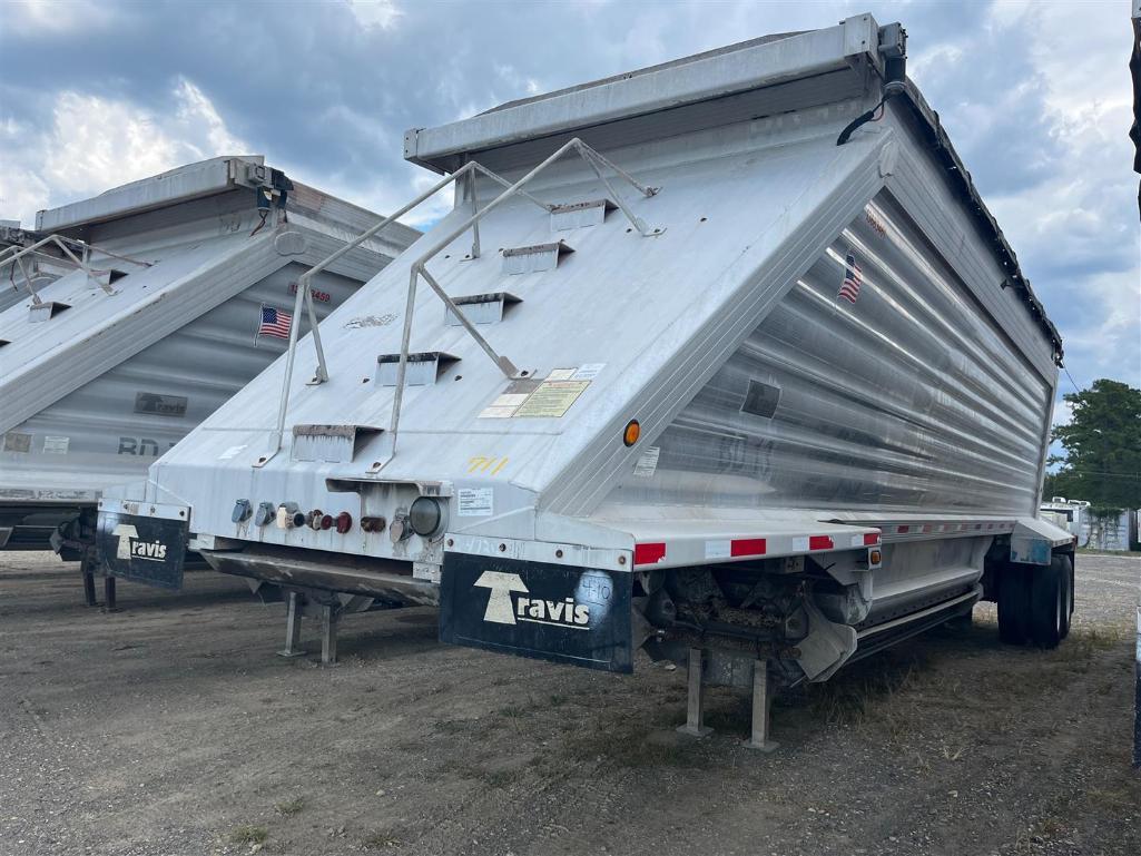2013 TRAVIS 38FT BELLY DUMP TRAILER