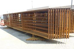LOT OF (10) PANELS WITH GATE