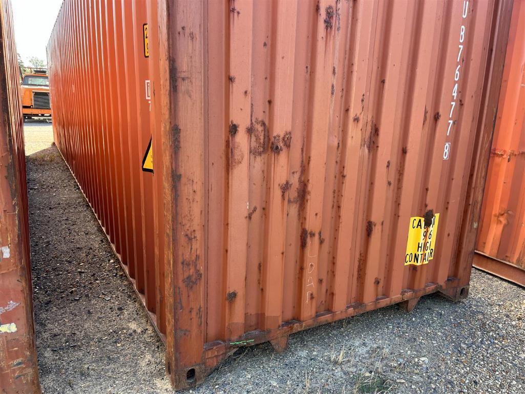 40FT HIGH CUBE CONTAINER