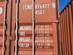 40FT HIGH CUBE CONTAINER