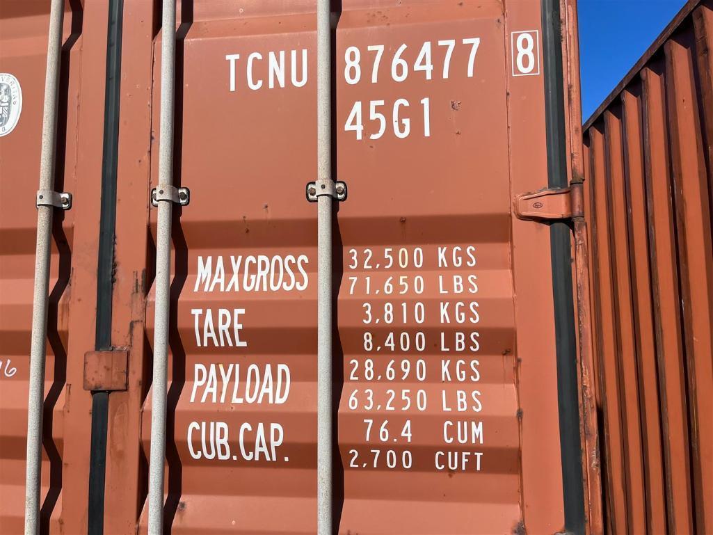 40FT HIGH CUBE CONTAINER