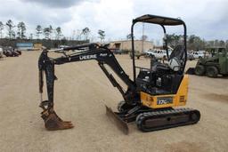 2017 JOHN DEERE 17G MINI EXCAVATOR