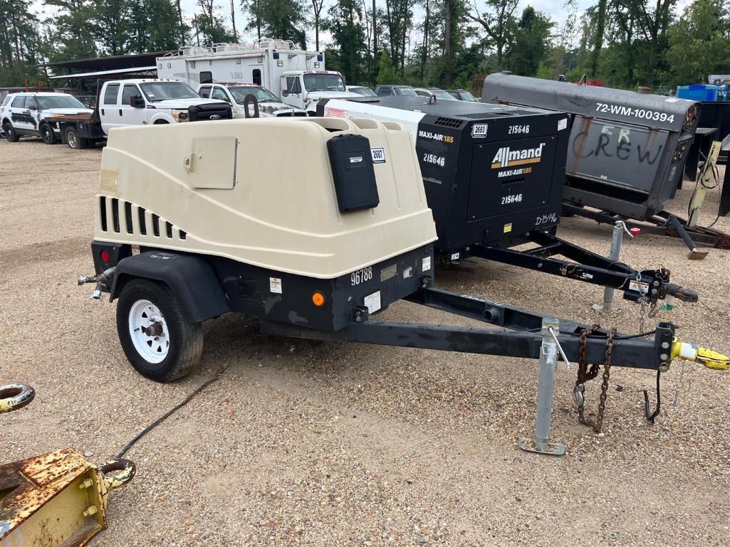 2011 DOOSAN C185CFM MOBILE AIR COMPRESSOR