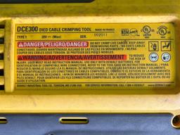 DCE300 DIED CABLE CRIMPING TOOL 20V