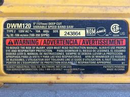DEWALT DWM120 5 INCH BANDSAW 120V