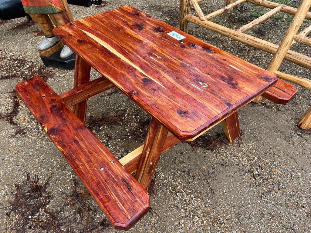 WOODEN PICNIC TABLE