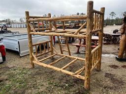 WOODEN BUNKBED FRAME
