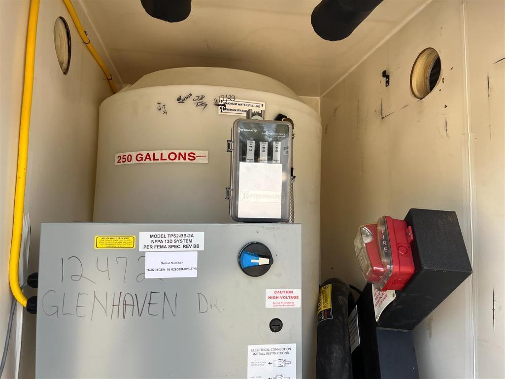 2016 GENERAL TANK AND PUMP SYSTEM