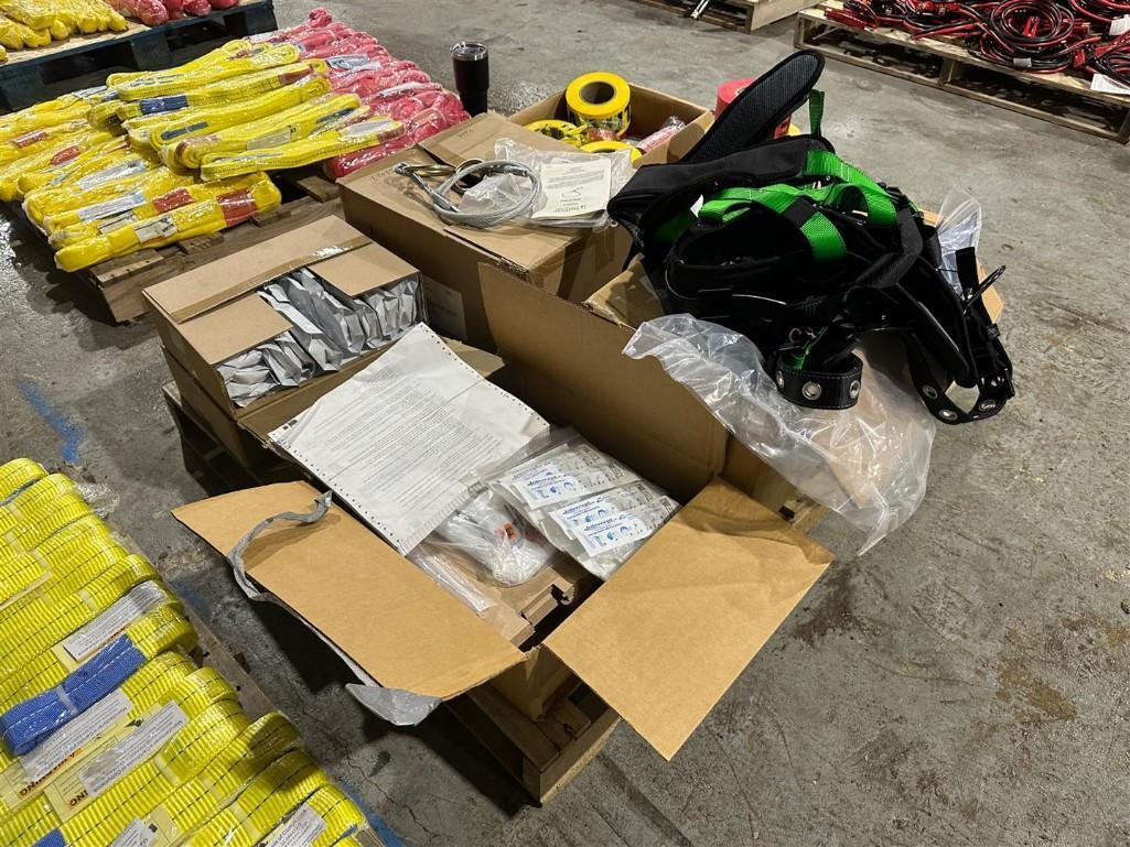 FALL PROTECTION, SLING ANCHOR, SAFETY TAPE