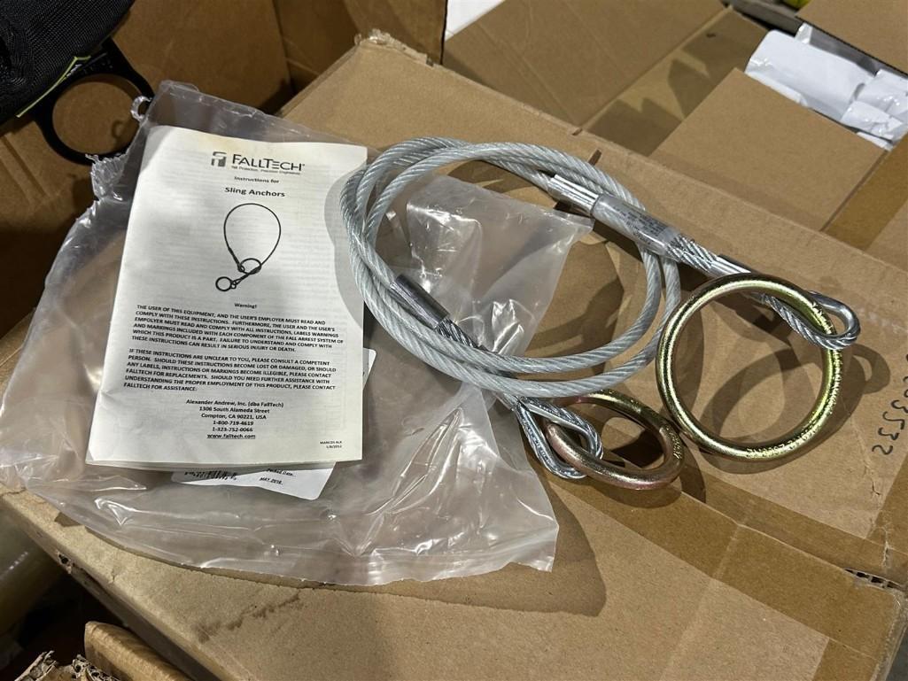 FALL PROTECTION, SLING ANCHOR, SAFETY TAPE