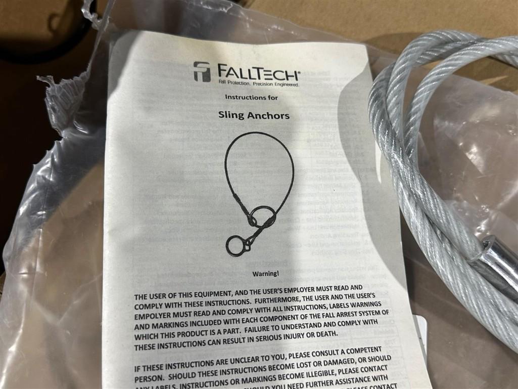 FALL PROTECTION, SLING ANCHOR, SAFETY TAPE