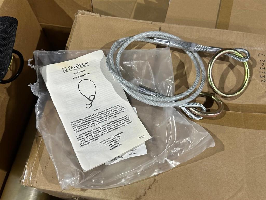 FALL PROTECTION, SLING ANCHOR, SAFETY TAPE