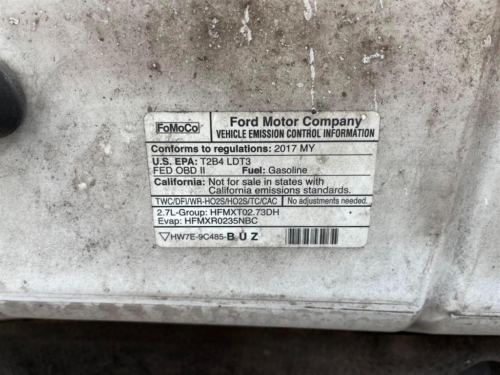 2017 FORD F150 4X4 PICKUP