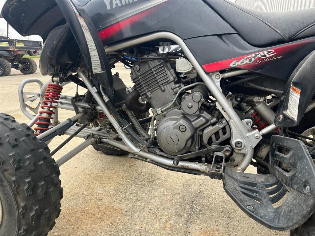 2003 YAMAHA 660 RAPTOR 4 WHEELER | NO TITLE