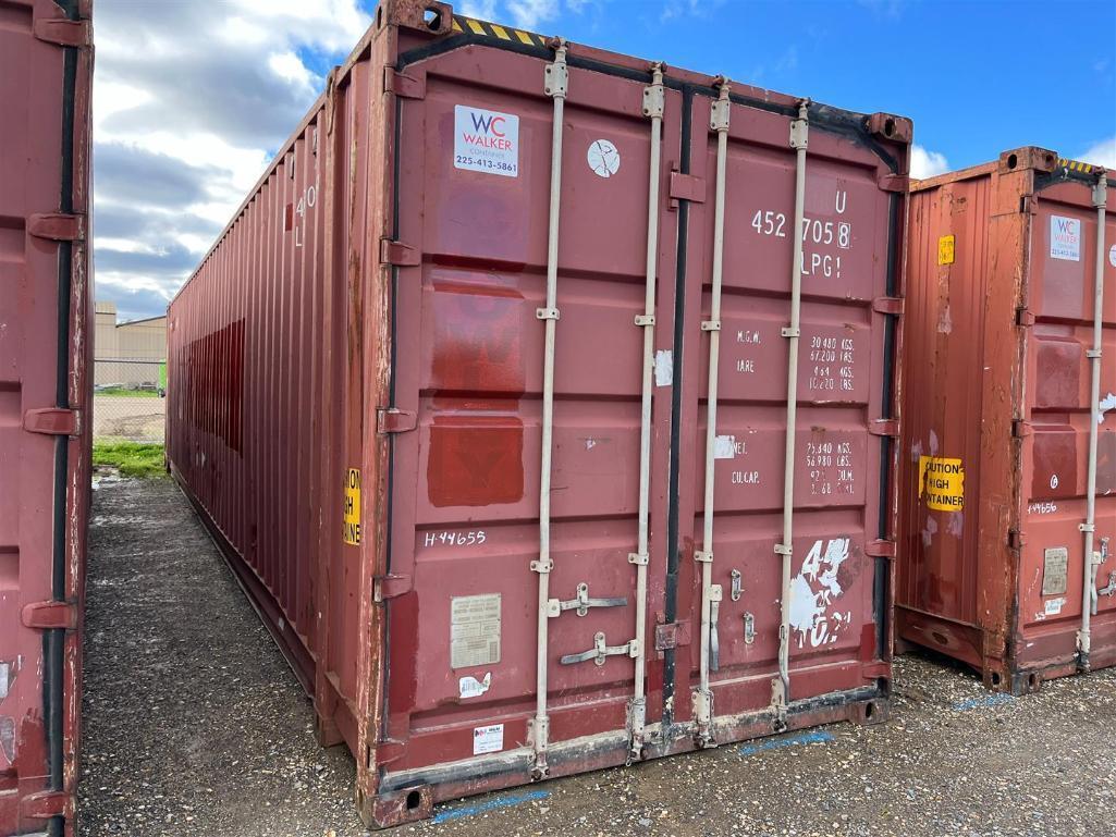 45FT HIGH CUBE X 8FT 6IN WIDE CONTAINER