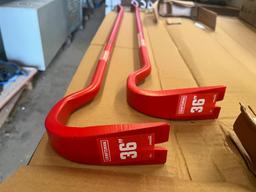 2 CRAFTSMAN 36IN SPRING STEEL WRECKING BARS