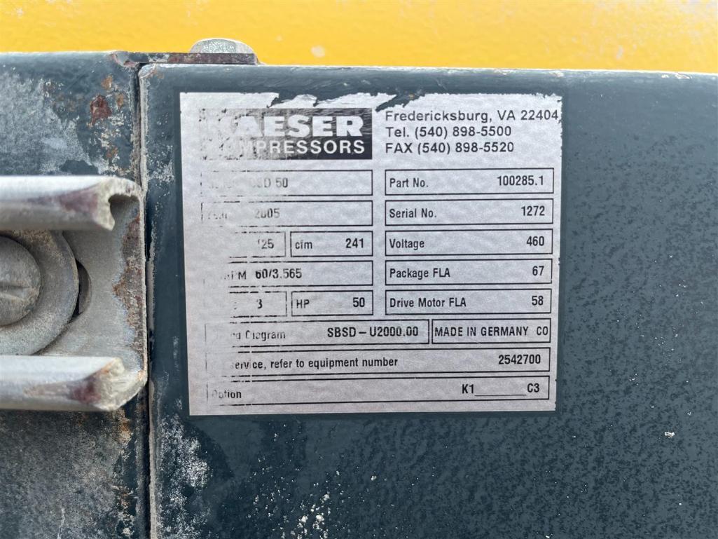 KAESER BSD50 COMPRESSOR