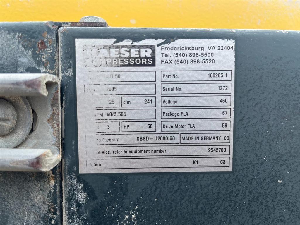KAESER BSD50 COMPRESSOR