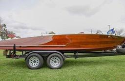 1985 21 FT CARTER CLASSIC MAHOGANY BOAT