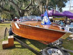 1985 21 FT CARTER CLASSIC MAHOGANY BOAT