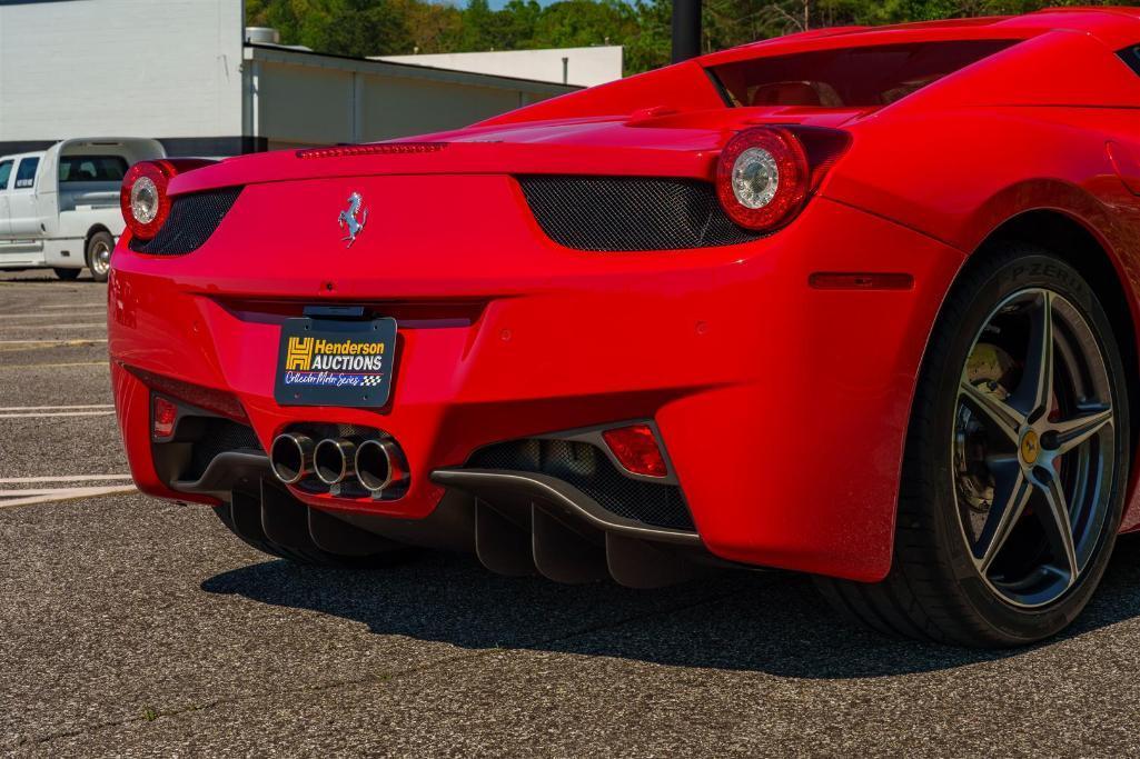 2013 FERRARI 458 SPIDER