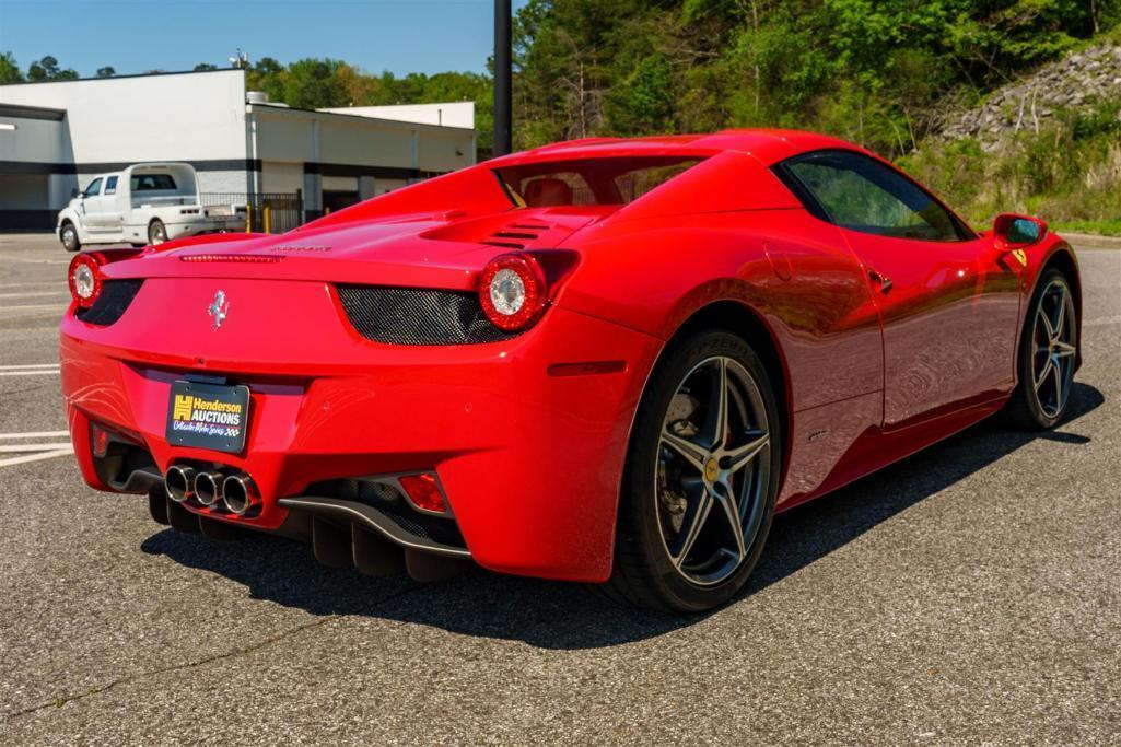 2013 FERRARI 458 SPIDER